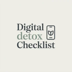 Digital Detox Checklist
